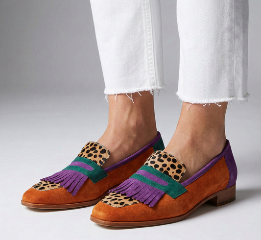 Elvira | Leopard Pattern Loafers