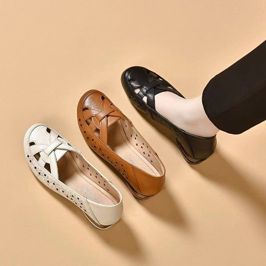 Kelly | Slip On Cutout Shoes